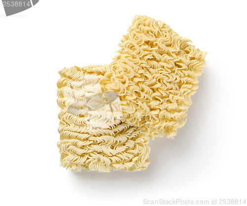 Image of Noodles of fast preparation isolated