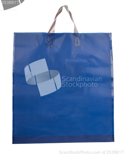 Image of Blue plastic bag