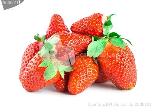 Image of Juicy strawberries isolated