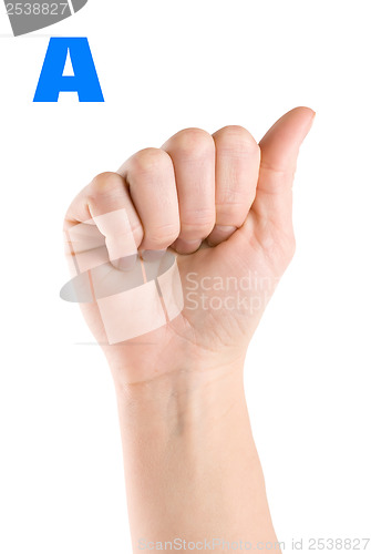 Image of Letter A