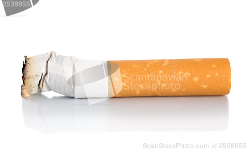 Image of Cigarette butt isolated
