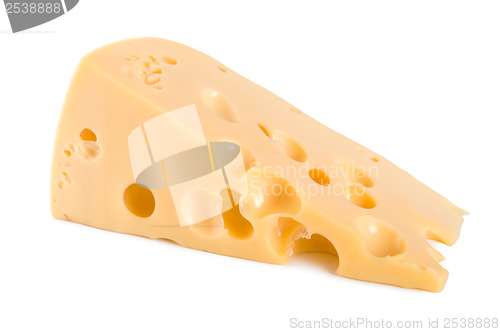 Image of Fresh dutch farmer's cheese isolated