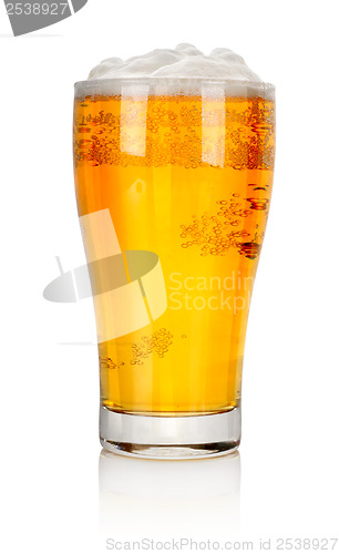 Image of Beer glass isolated