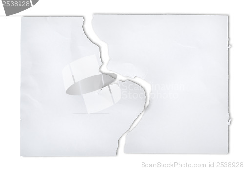 Image of Torn piece of old paper