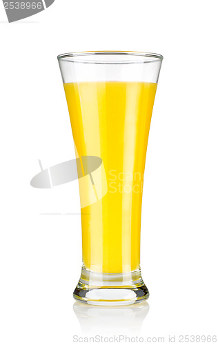 Image of Glass of fresh orange juice