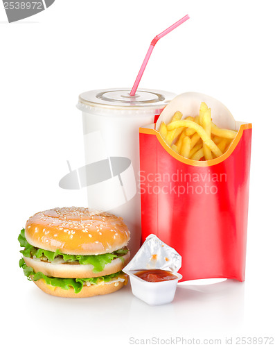 Image of Sandwich with french fries