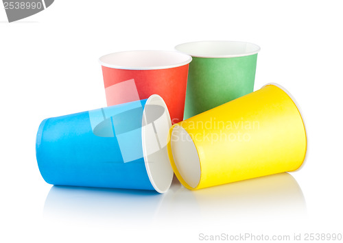 Image of Disposable cups isolated