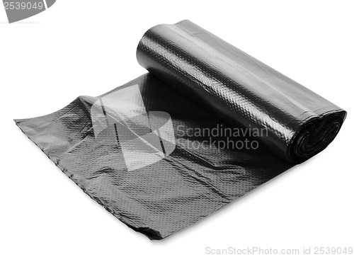 Image of Black garbage bag