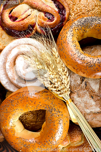 Image of Assortment of bakery fresh breads