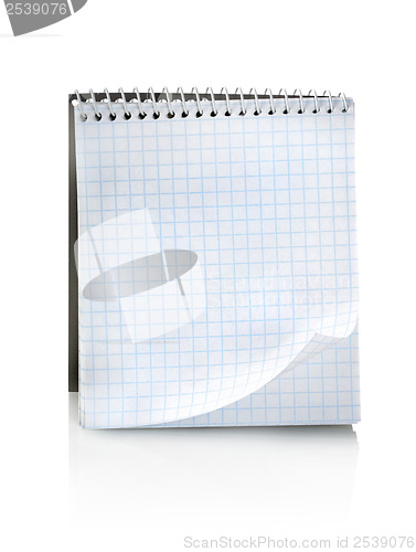 Image of Blank notepad isolated