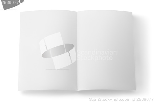 Image of White sheet of paper isolated