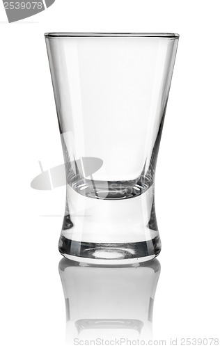 Image of Glass of vodka isolated