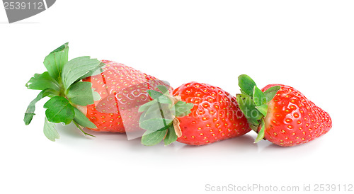 Image of Three strawberries