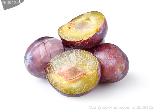 Image of Plums isolated