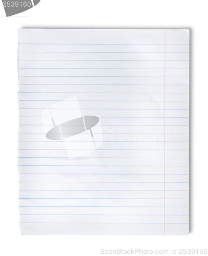 Image of Lined paper