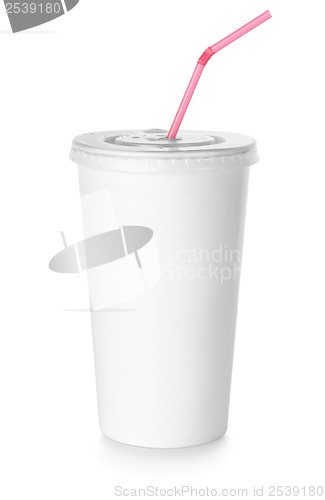 Image of White paper cup 