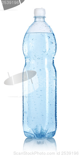 Image of  Bottle of water isolated Path