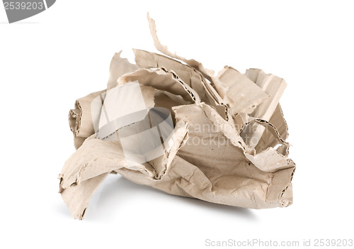 Image of Crumpled cardboard