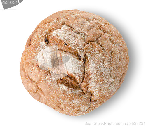 Image of Round black bread