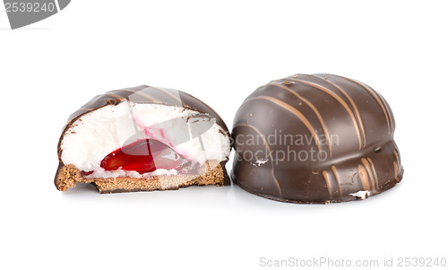 Image of Chocolate bar with cream