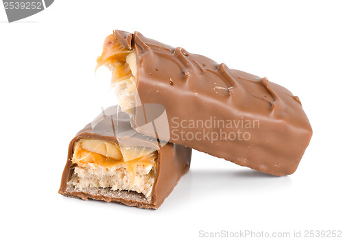 Image of Chocolate bar isolated