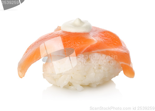 Image of Sushi salmon sake