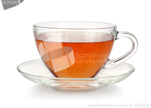 Image of Glass cup of tea