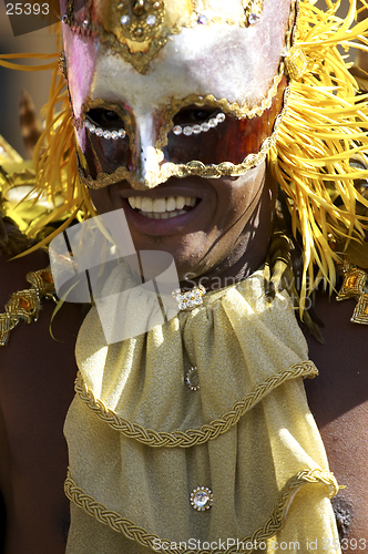 Image of Man in costume nottinghill carnival london