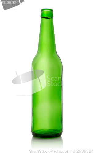 Image of Green empty bottle