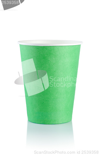 Image of Green disposable cup