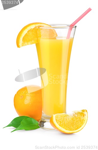 Image of Orange juice in a glass