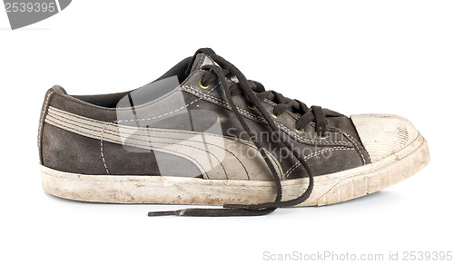 Image of Old sneakers isolated