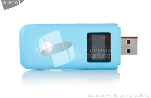 Image of Blue MP3 player