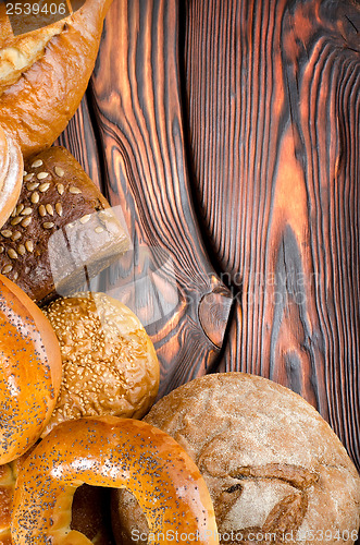 Image of An assortment of bakery breads