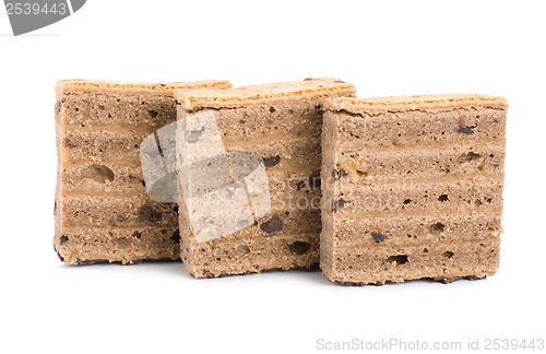 Image of Three cookies isolated