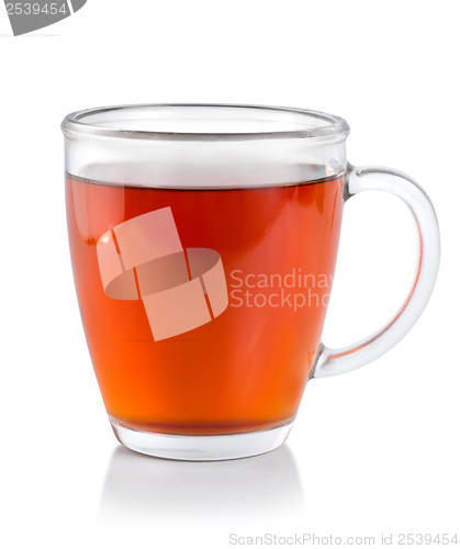 Image of Tea in glass cup (Path)