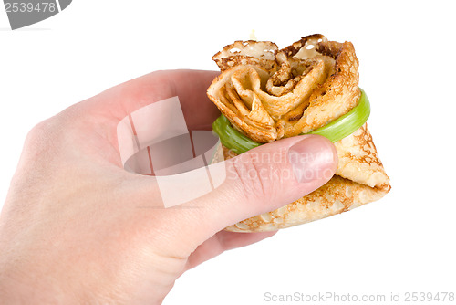 Image of Pancake in hand