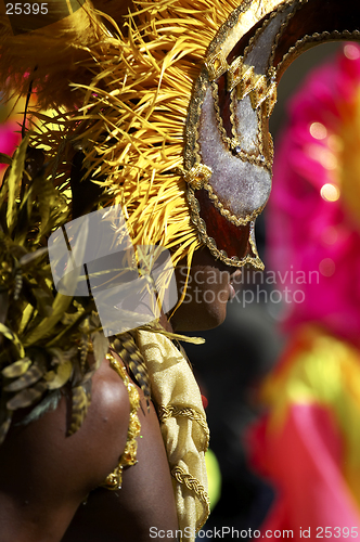 Image of Man in costume nottinghill carnival london