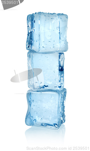 Image of Three ice cubes