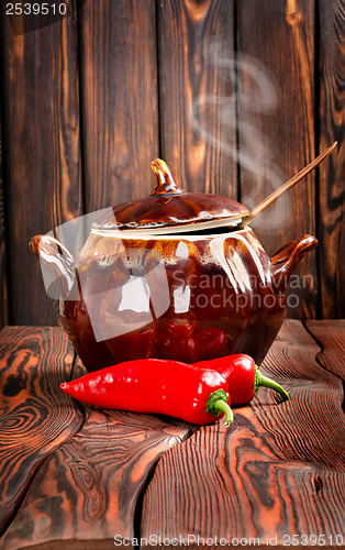 Image of Food in a pan