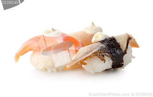 Image of Unagi sushi isolated