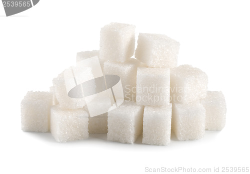 Image of Sugar cube isolated