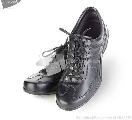 Image of Black mens shoes