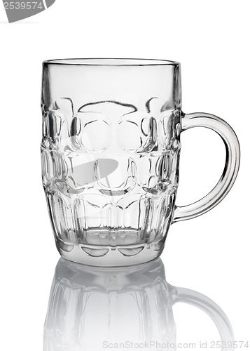 Image of Big beer glass isolated