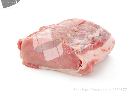 Image of Piece of pork isolated 