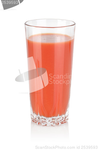 Image of Glass of tomato juice