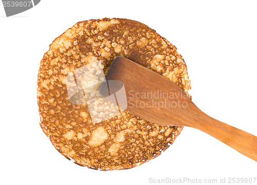 Image of Pancake with a spatula