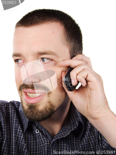 Image of Young person talking to the phone