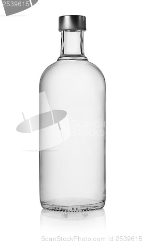 Image of Bottle of vodka isolated