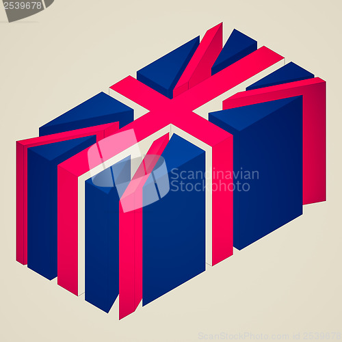 Image of Vintage look UK flag
